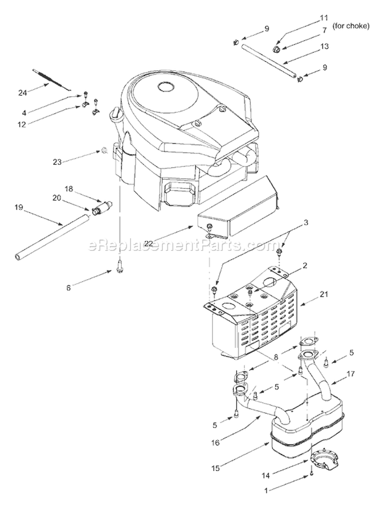 Page E Diagram and Parts List for 13AT604H701 2004 Yard Man Lawn Tractor